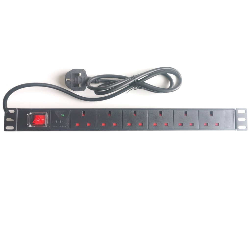 Unidad de distribucion de poder Hikvision 6 puertos