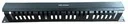 Organizador De Cables 1U 24 Puertos Negro