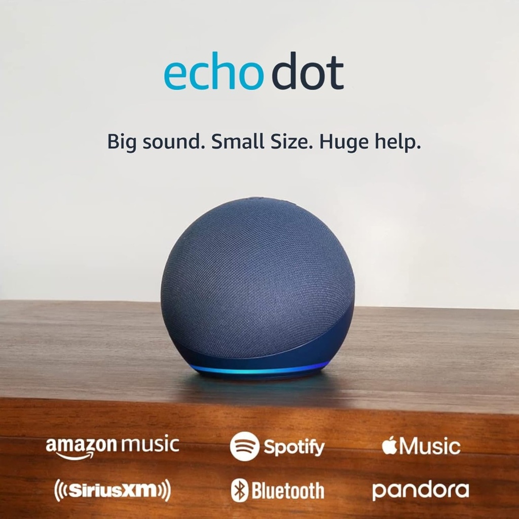 [5th Gen] Parlante inteligente Amazon Echo Dot azul
