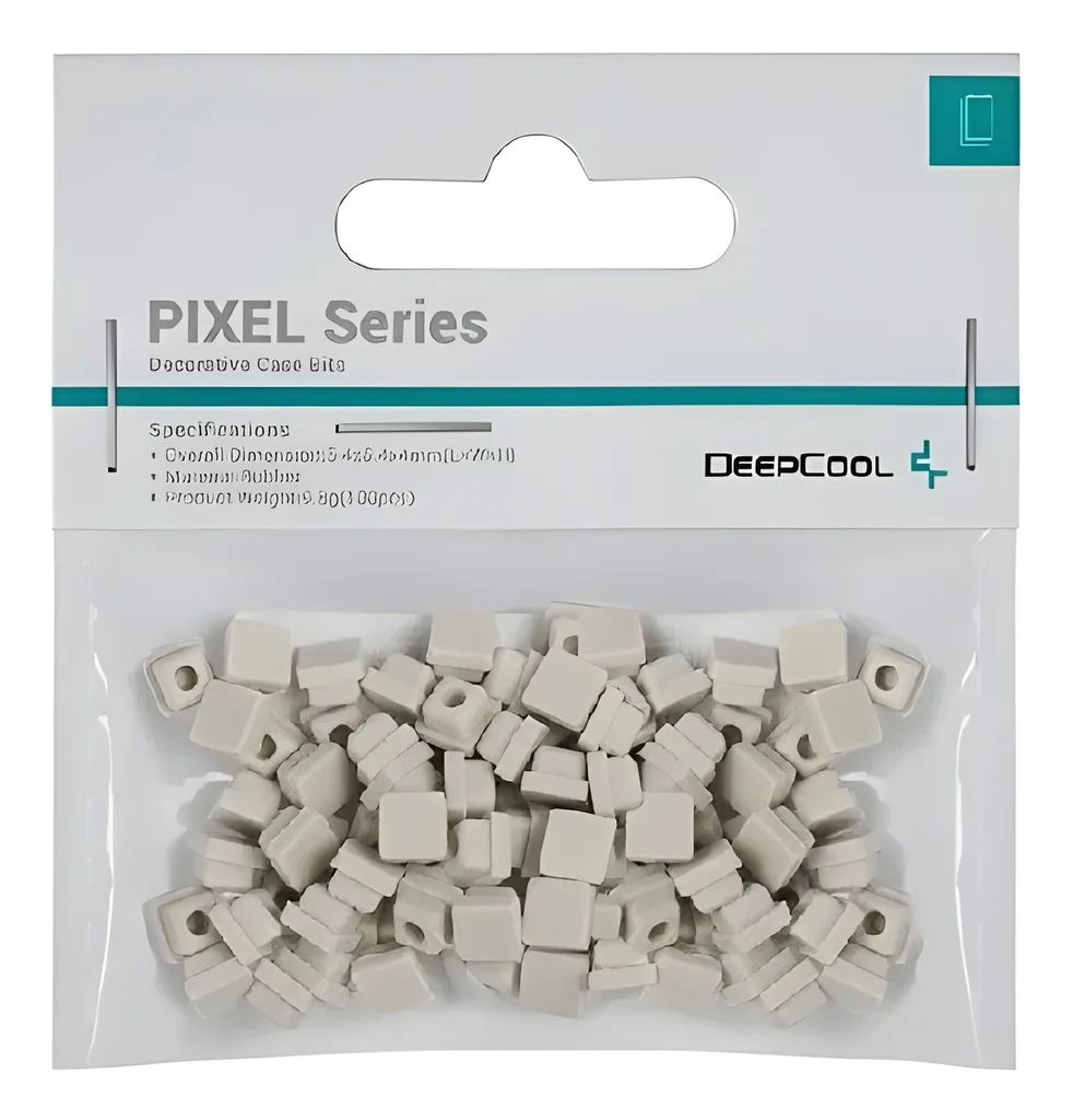 Piezas De Silicona Pixel Series 5.4x5.4mm Gris