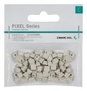 Piezas De Silicona Pixel Series 5.4x5.4mm Gris