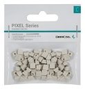 Piezas Silicona Pixel Series 5,4x5,4x4mm Gris