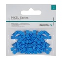 Piezas De Silicona Para Gabinete Pixel Series Azul 100 Unidades
