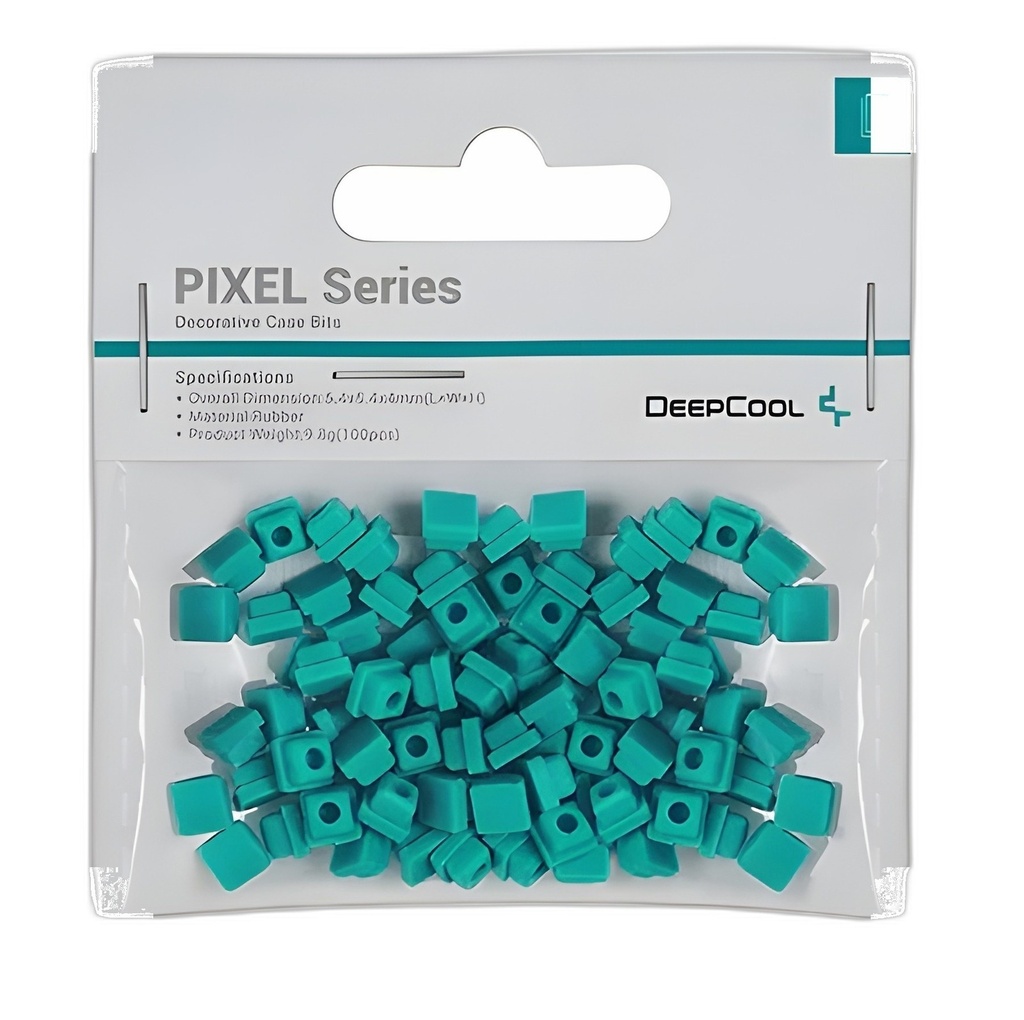Kit De Silicona Pixel Verde 100 Piezas Para Gabinete