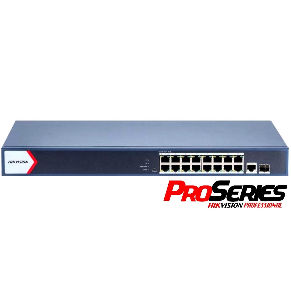 Conmutador Pro 16 Puertos Gigabit PoE
