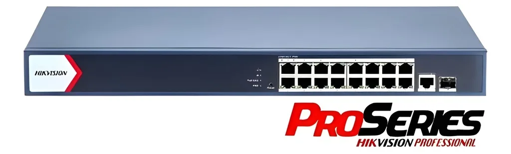 Switch No Administrable 16 Puertos Gigabit 1 Uplinks Gigabit PoE 250W