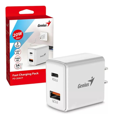 Cargador 20W Carga Rápida
