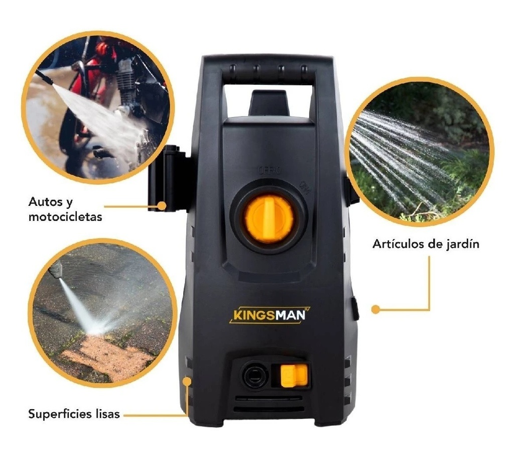 Hidrolavadora Portátil 1200W 90Bar 5M