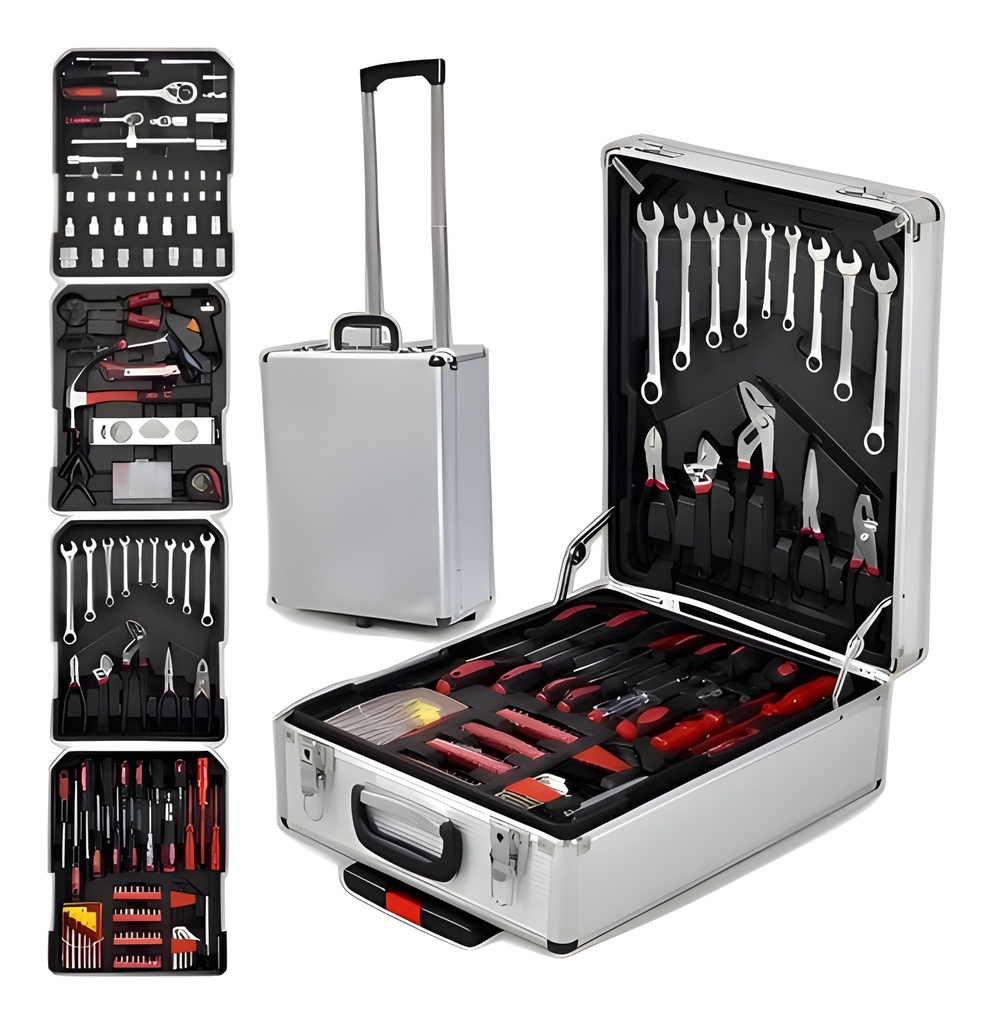 Caja De Herramientas Con Accesorios Y Carrito