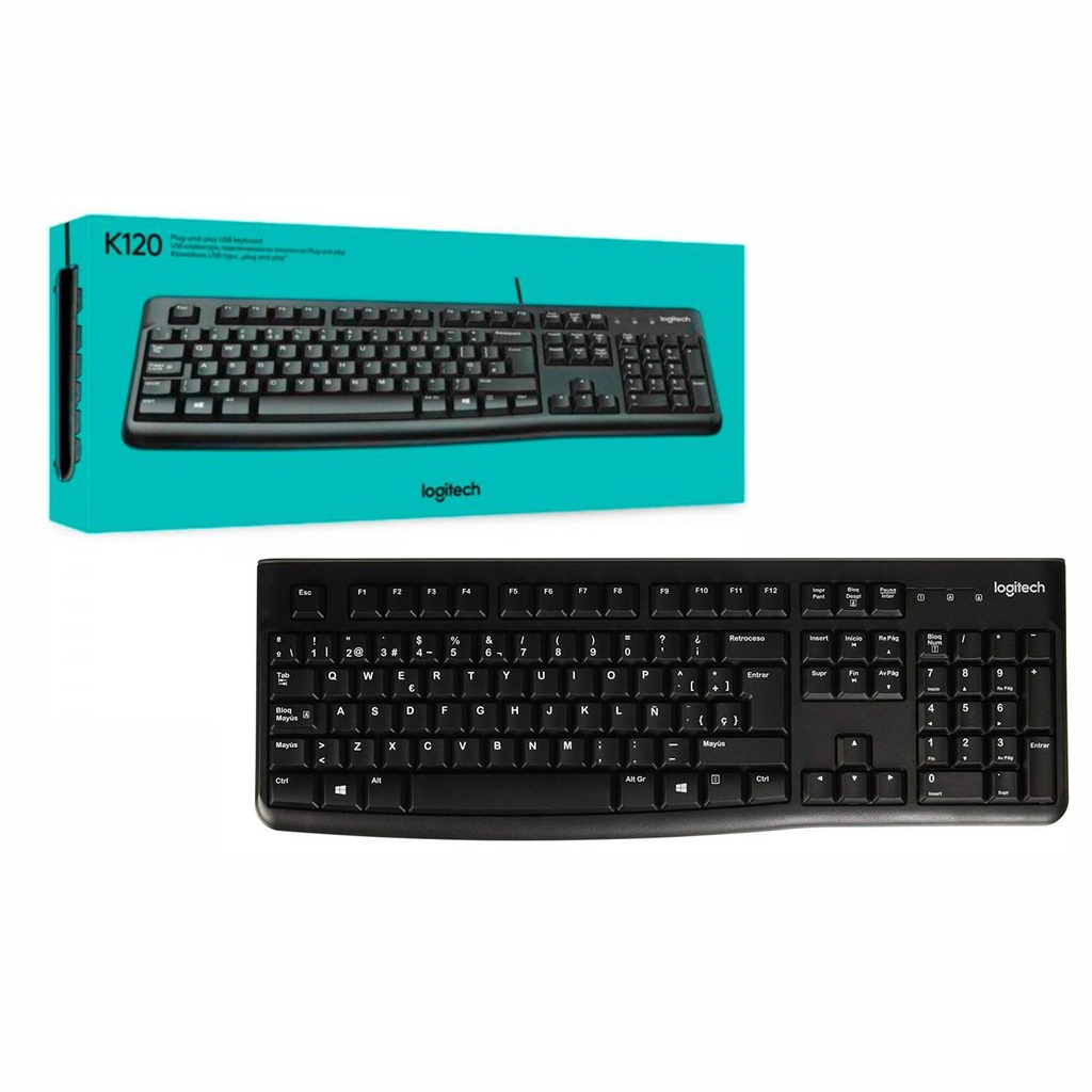 Teclado Logitech K120 USB en español
