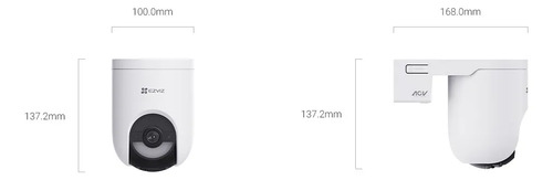 Kit Cámara IP Pan-Tilt WiFi 2K+ Con Batería