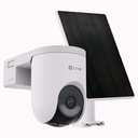 Kit Cámara WiFi Torreta 4MP 2K Con Visión Nocturna A Color Y Panel Solar