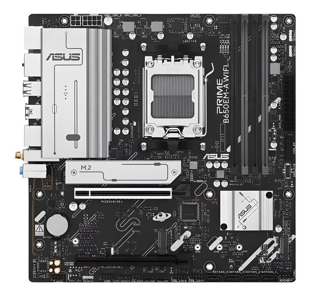 Motherboard Amd B650m Am5 Ddr5 Pcie 4.0/5.0 Compatible WiFi 6 Micro Atx