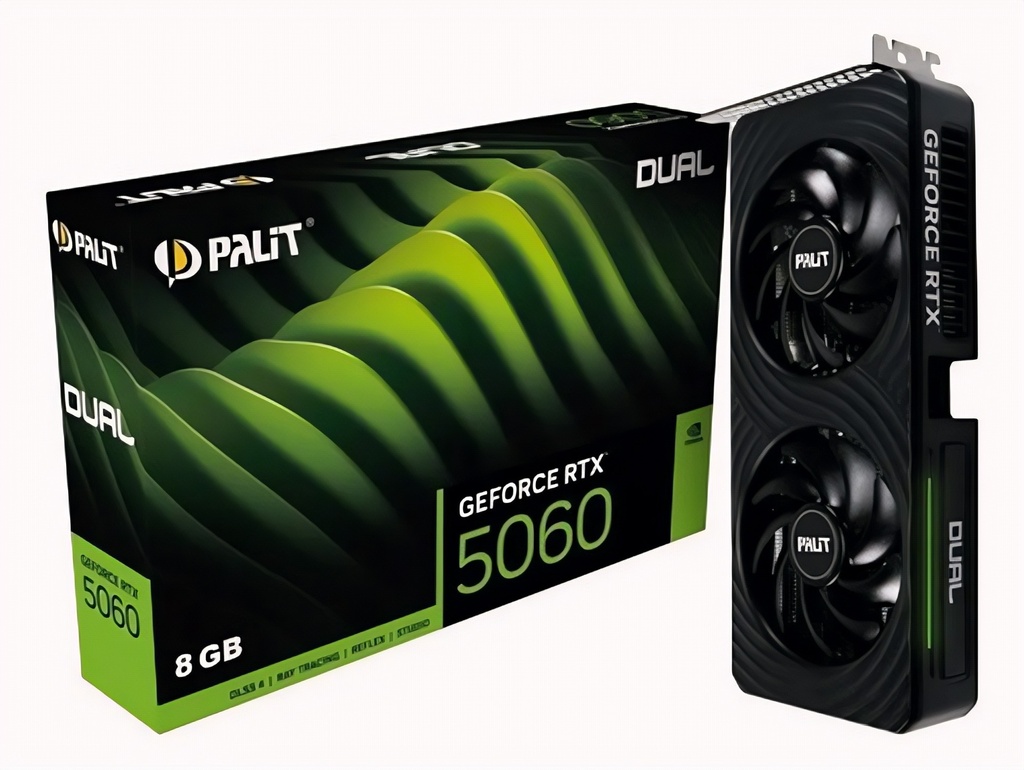 Tarjeta De Video Nvidia Rtx 5060 Dual 8GB Gddr7