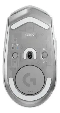 Mouse Logitech G309 Lightspeed Bluetooth blanco