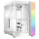 Gabinete Atx Mid-Tower Blanco Con Paneles De Vidrio Iluminación Argb USB-C