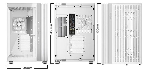 Gabinete Iluminación LED ARGB Ventiladores 140 mm PWM