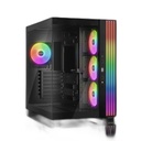 Gabinete Atx Mediano Negro Vidrio Panel Lateral Vidrio USB Frontal