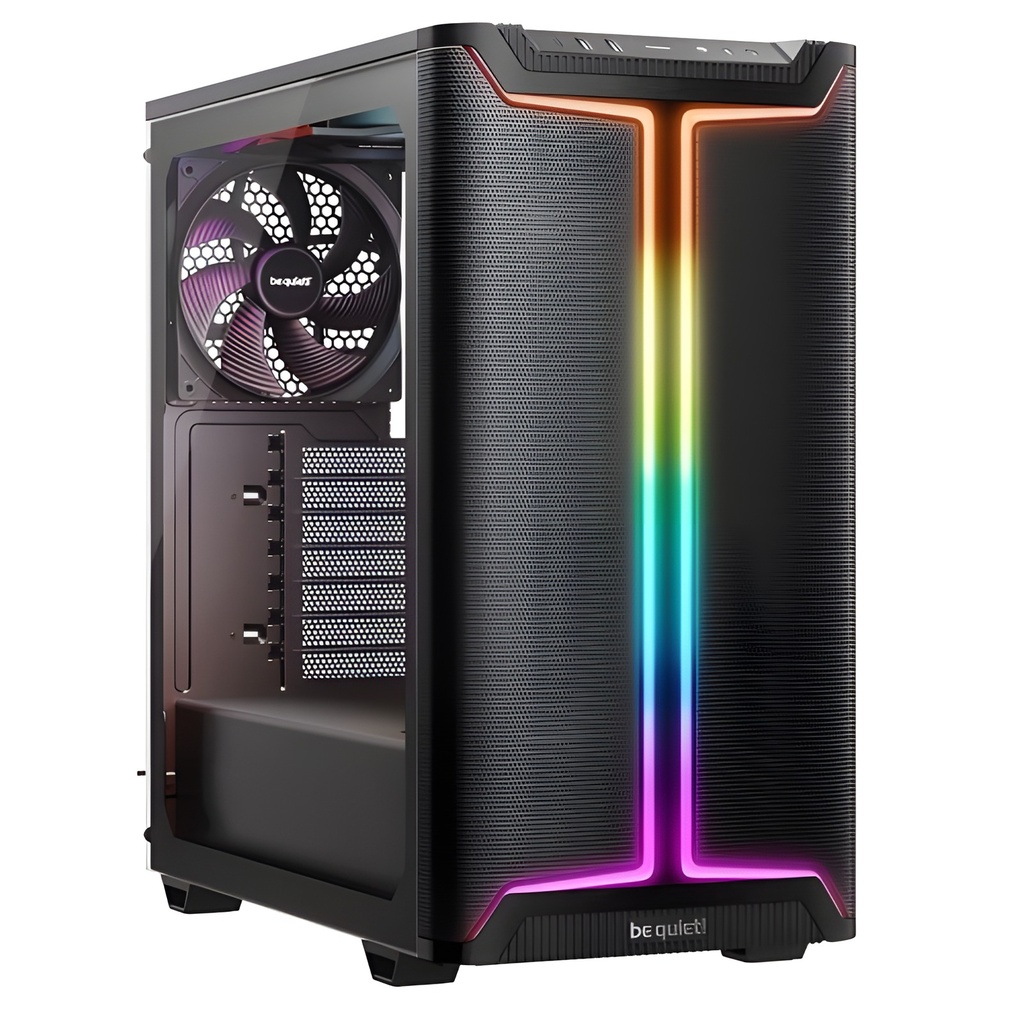 Gabinete Atx Mid-Tower Negro Vidrio 3 Ventiladores USB 3.2 Gen 2 Tipo C
