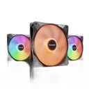 Ventilador De Gabinete 140mm Argb Pack De 3 Unidades