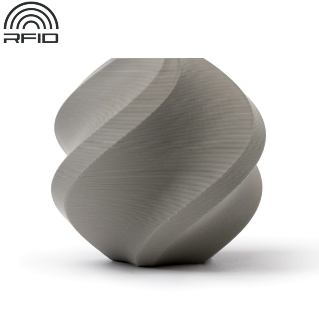 Filamento Bambu Lab PLA Basic gris 1.75mm 1kg