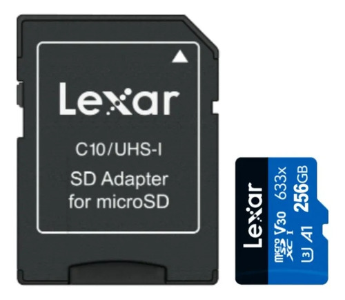 Tarjeta microSD 256GB Clase A1 Uhs-I