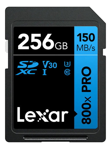 Tarjeta SD 256GB Clase 10 U3 V30