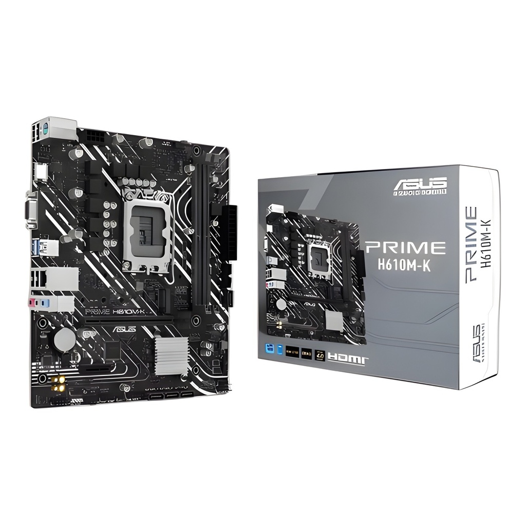 Motherboard Intel H610 Lga 1700 Ddr5 Pcie 3.0 Compatible Intel 12a/13a/14a Gen Micro-Atx