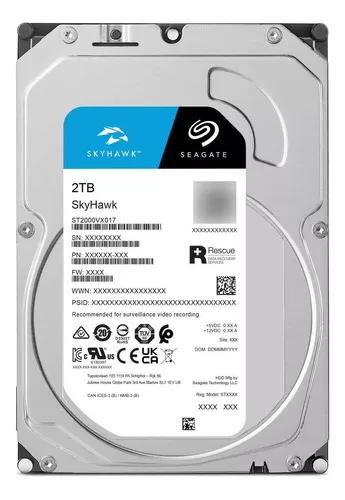 Disco Seagate 2TB SkyHawk surveillance