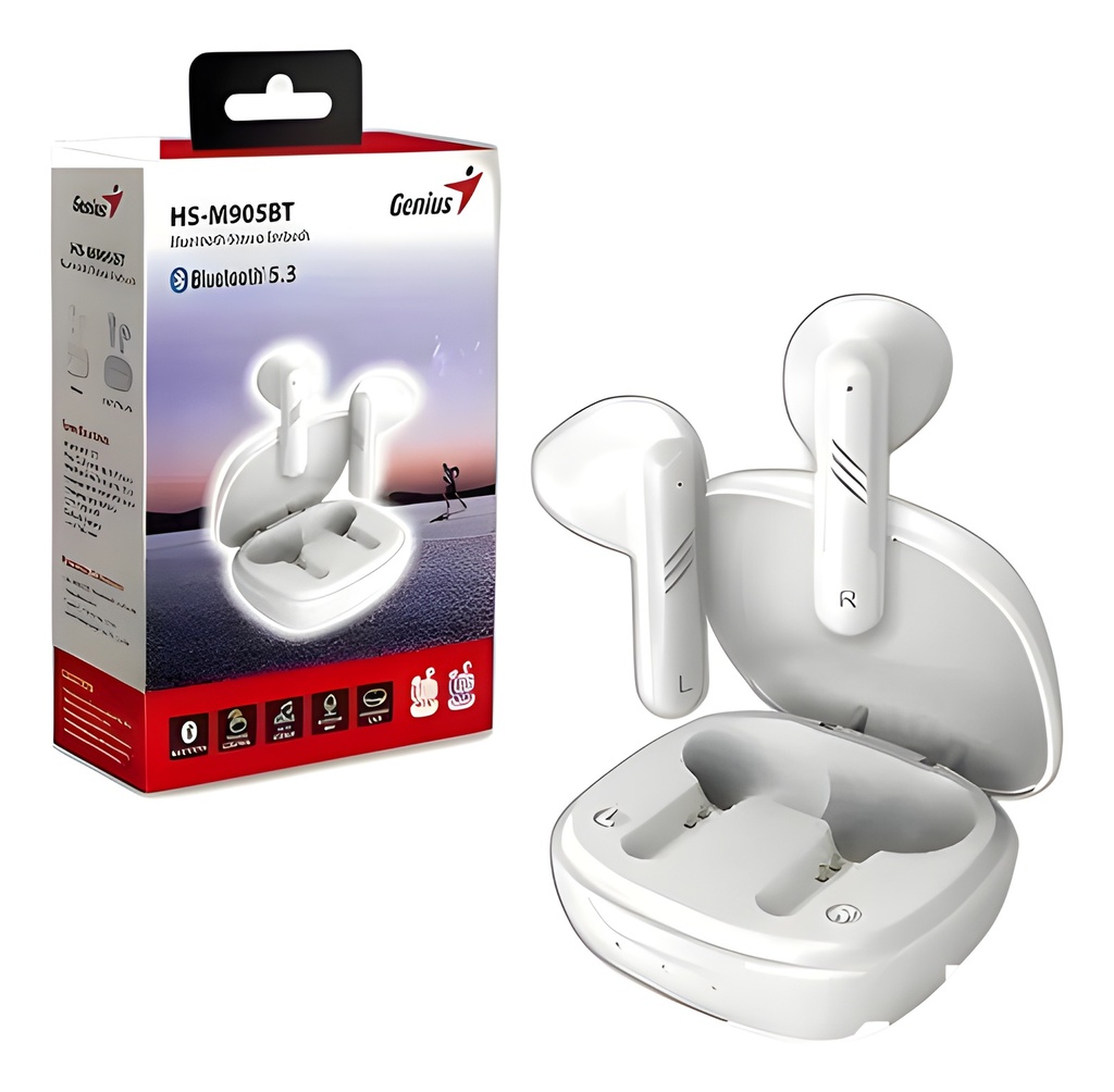 Auriculares TWS Bluetooth 5.3 Negro