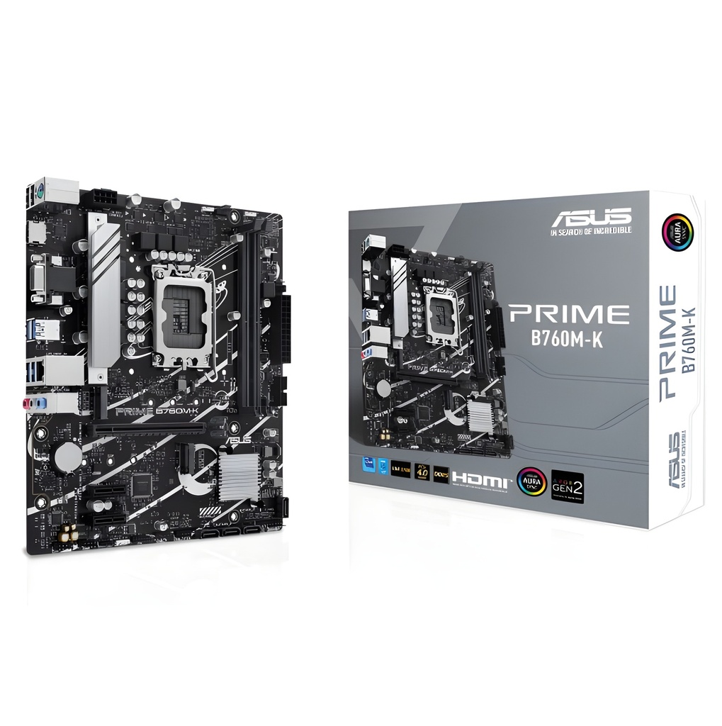 Motherboard Intel B760m-K Lga 1700 Ddr5 Pcie 4.0 Compatible Matx