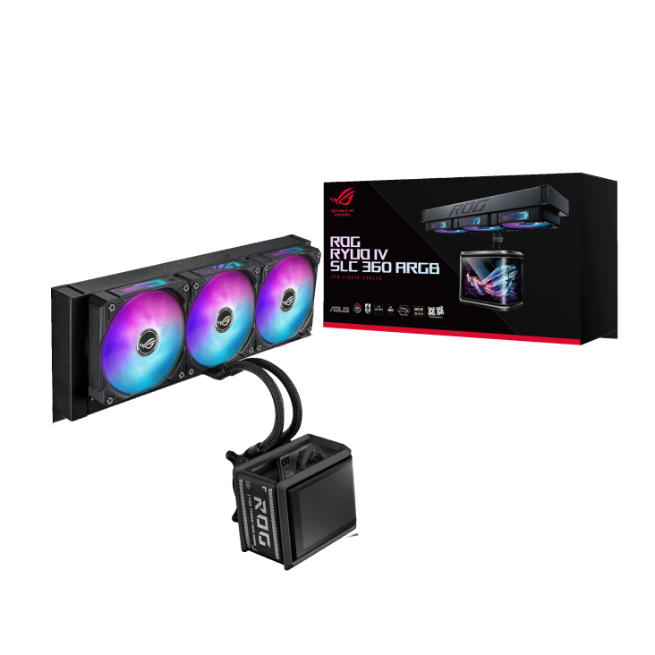 Cooler Liquido Asus ROG Ryuo IV SLC 360 ARGB negro
