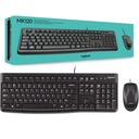 Combo Teclado y Mouse Cordado Plug-and-Play USB