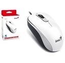 Mouse Cableado 1200dpi 3 Botones Blanco