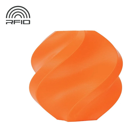 Filamento Bambu Lab ABS Naranja 1.75mm 1kg