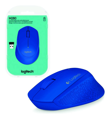 Mouse inalámbrico M280 azul