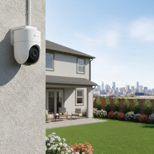 Cámara 360º Wifi Ptz Ezviz H8c Con Seguimiento 2K+ 4mm 4mpx