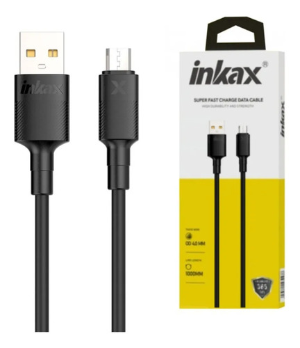 Cable USB-A A Micro USB 3.1A Inkax