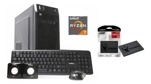 Procesador Ryzen 7 8700G 16GB Con Disco SSD Kingston 240GB