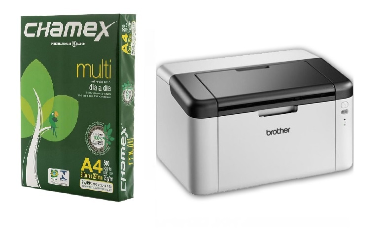 Impresora Laser Brother HL-1200 + resma A4