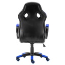 Silla De Oficina Negro Pu Reposabrazos Reclinable 120kg