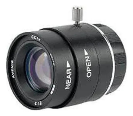 Lente 4mm iris manual para camara CCTV