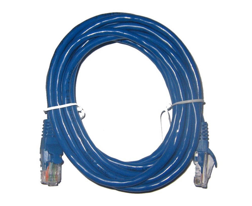 Cable Utp Cat6 Interior 5m Cobre Azul
