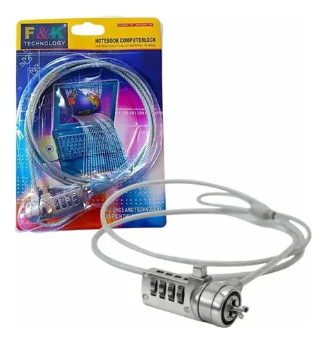 Cable Seguridad Antirrobo Candado Constraseña