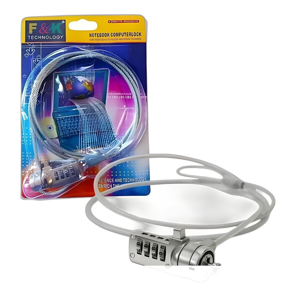 Cable USB Candado Y Contraseña 1.10m