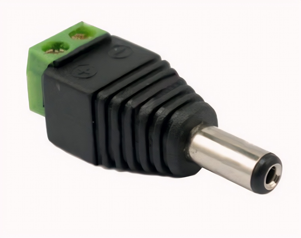 Conector De Poder 12V Dc Macho 2.1 X 5.5mm