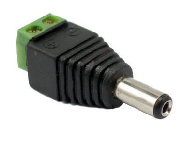 Conector De Poder 12V Dc Macho 2.1 X 5.5mm