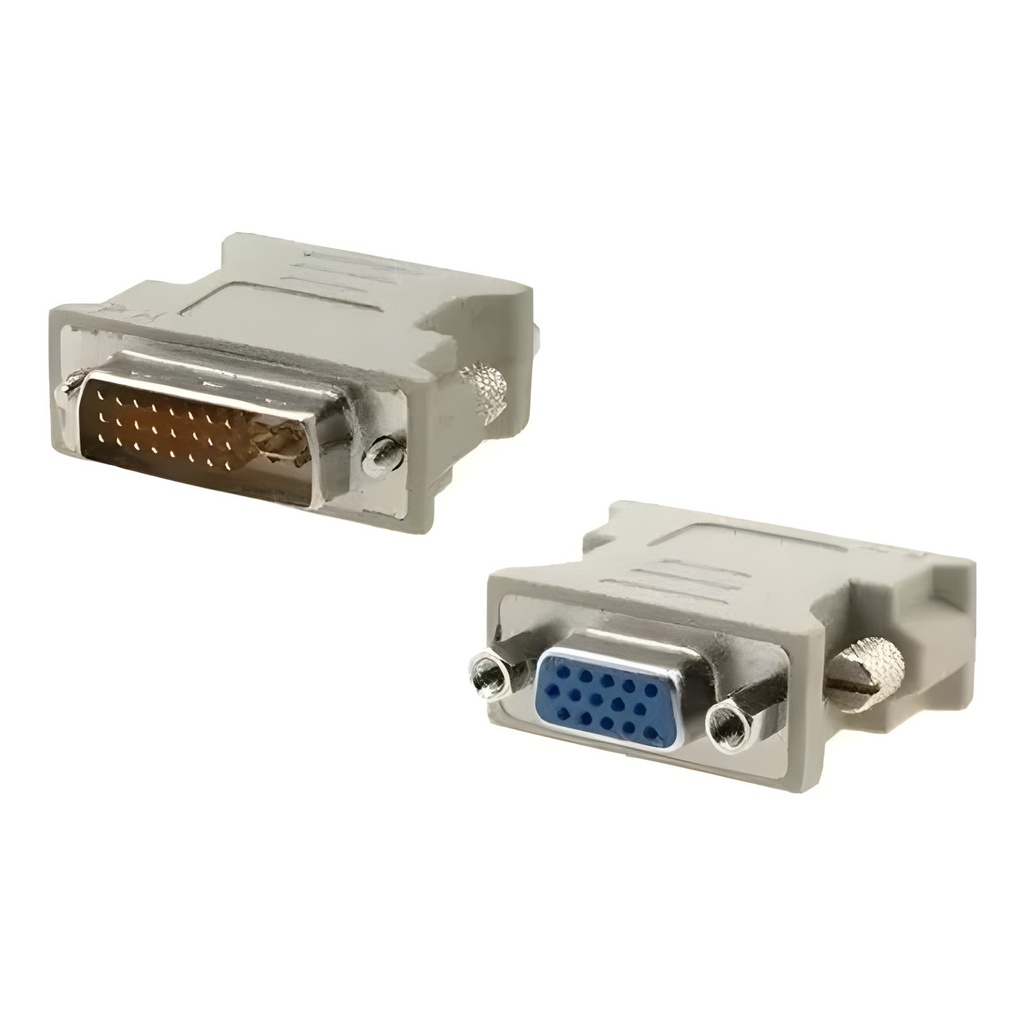 Adaptador Dvi-I Macho A VGA Hembra Blanco