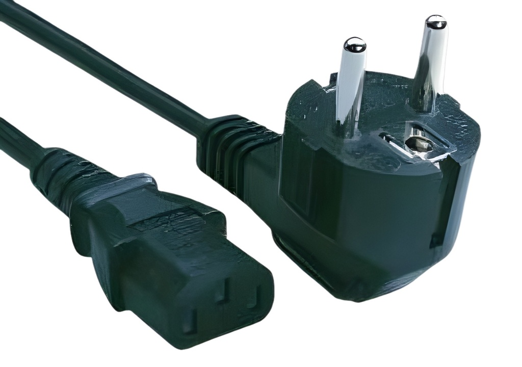Cable De Alimentación Interior Schuko 1m Negro