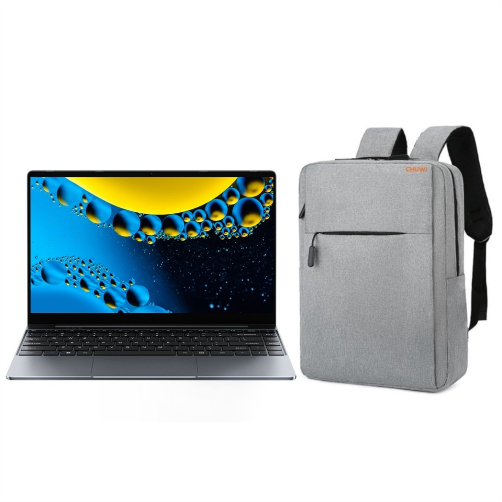 Notebook Chuwi Core i3 + Mochila gris